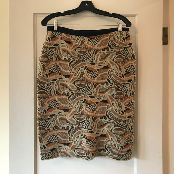Anthropologie | Sparrow Abstract Forest Knit Sweater Skirt - Picture 7 of 11